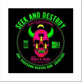 Seek and Destroy Skull Posters and Art